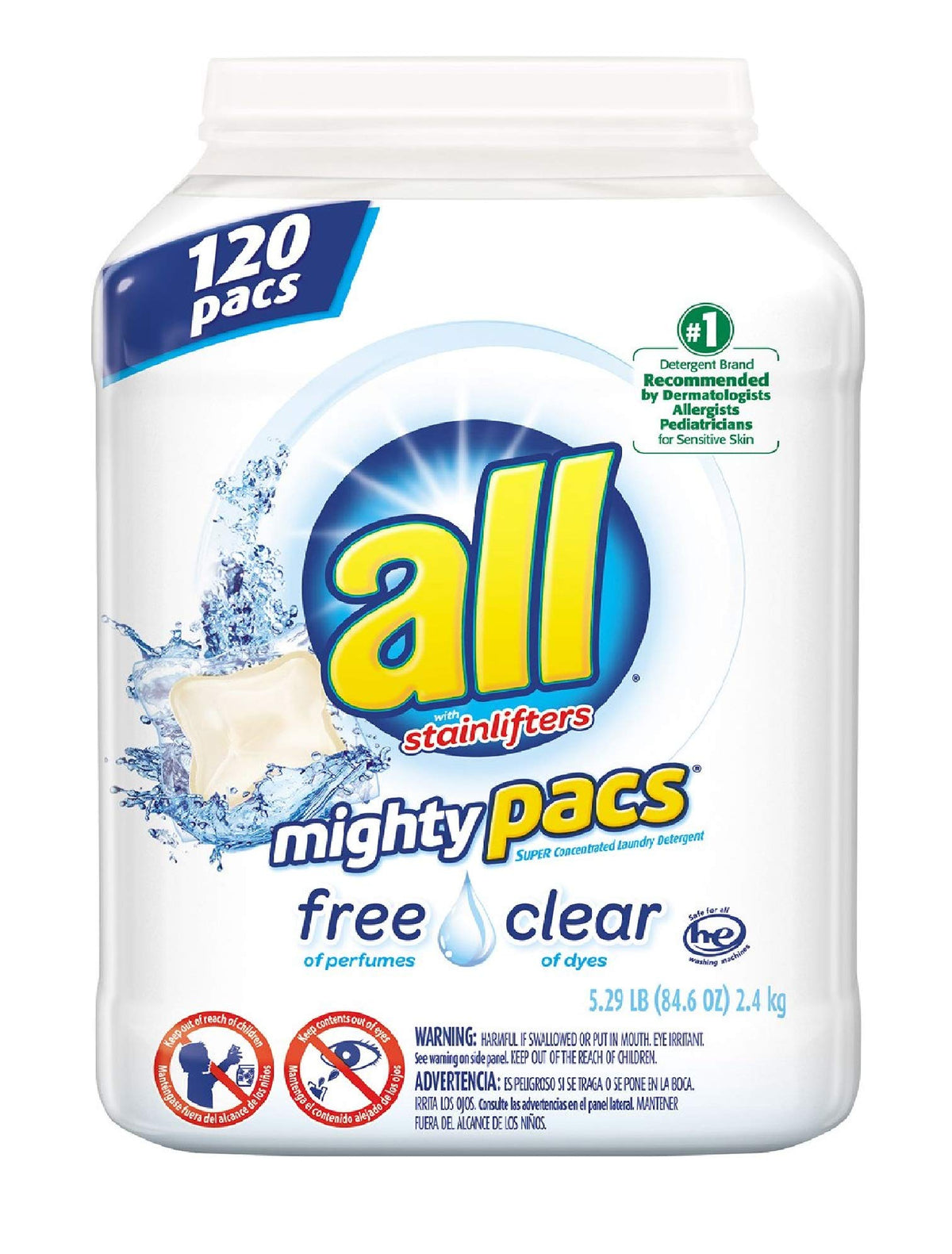 All Free Clear Unscented Laundry Detergent - Sensitive Skin