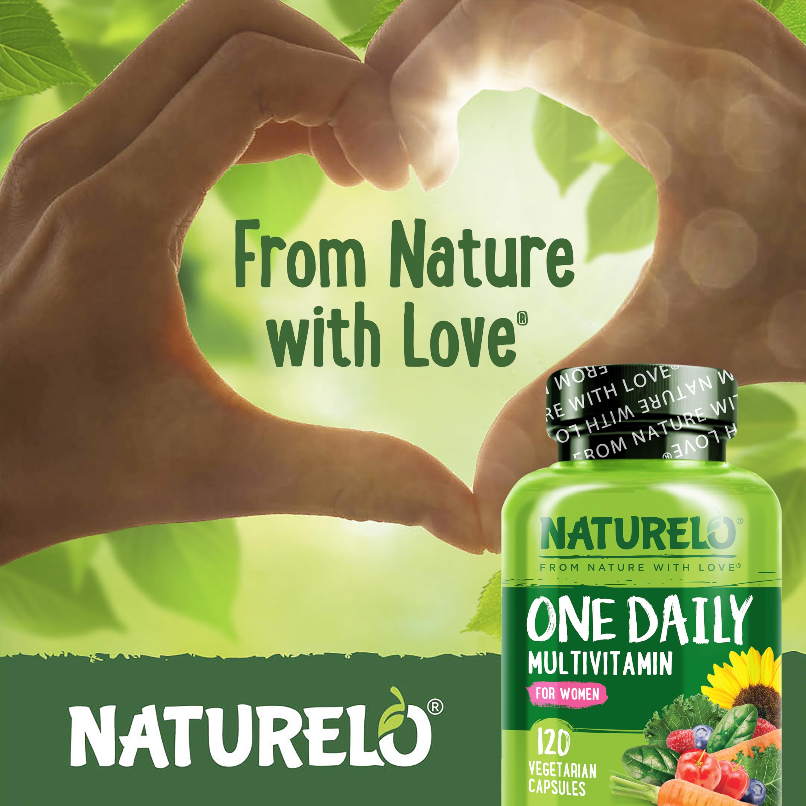 Naturelo Multivitamin for Women – One Daily, Vegan Non-GMO

