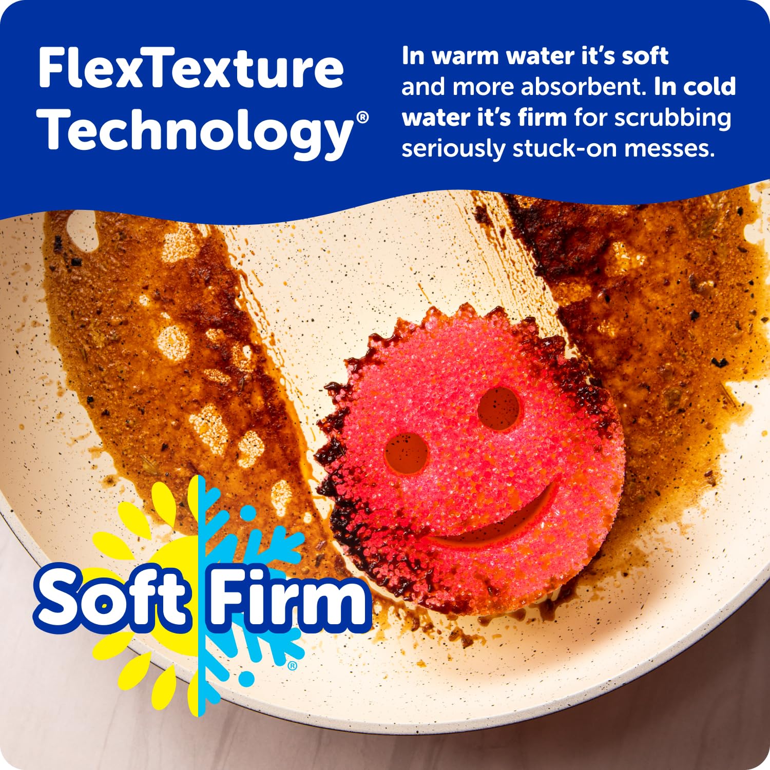 Scrub Daddy Sponges - Scratch-Free BPA-Free Foam

