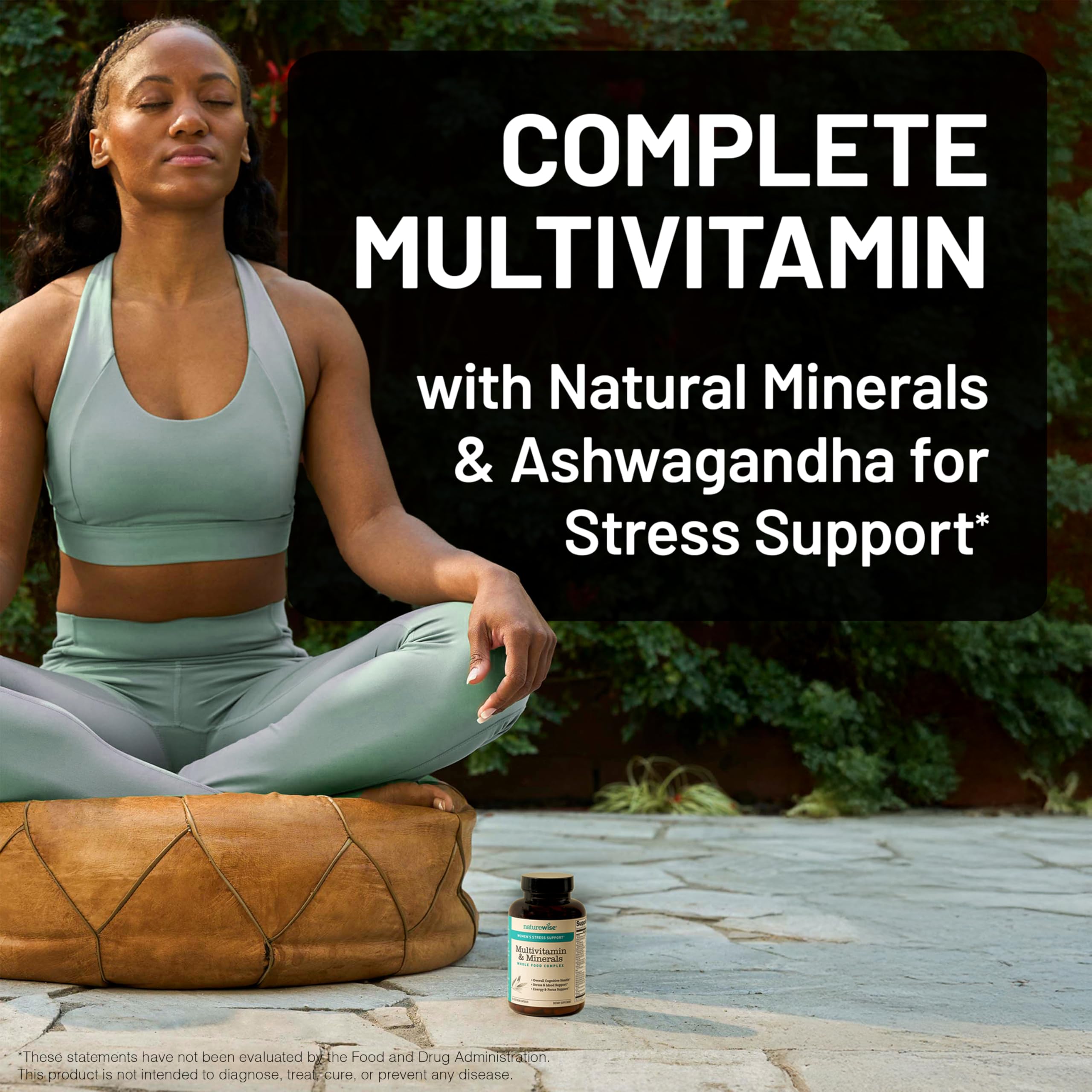 NatureWise Women's Multivitamin with Stress Support - Non-GMO

