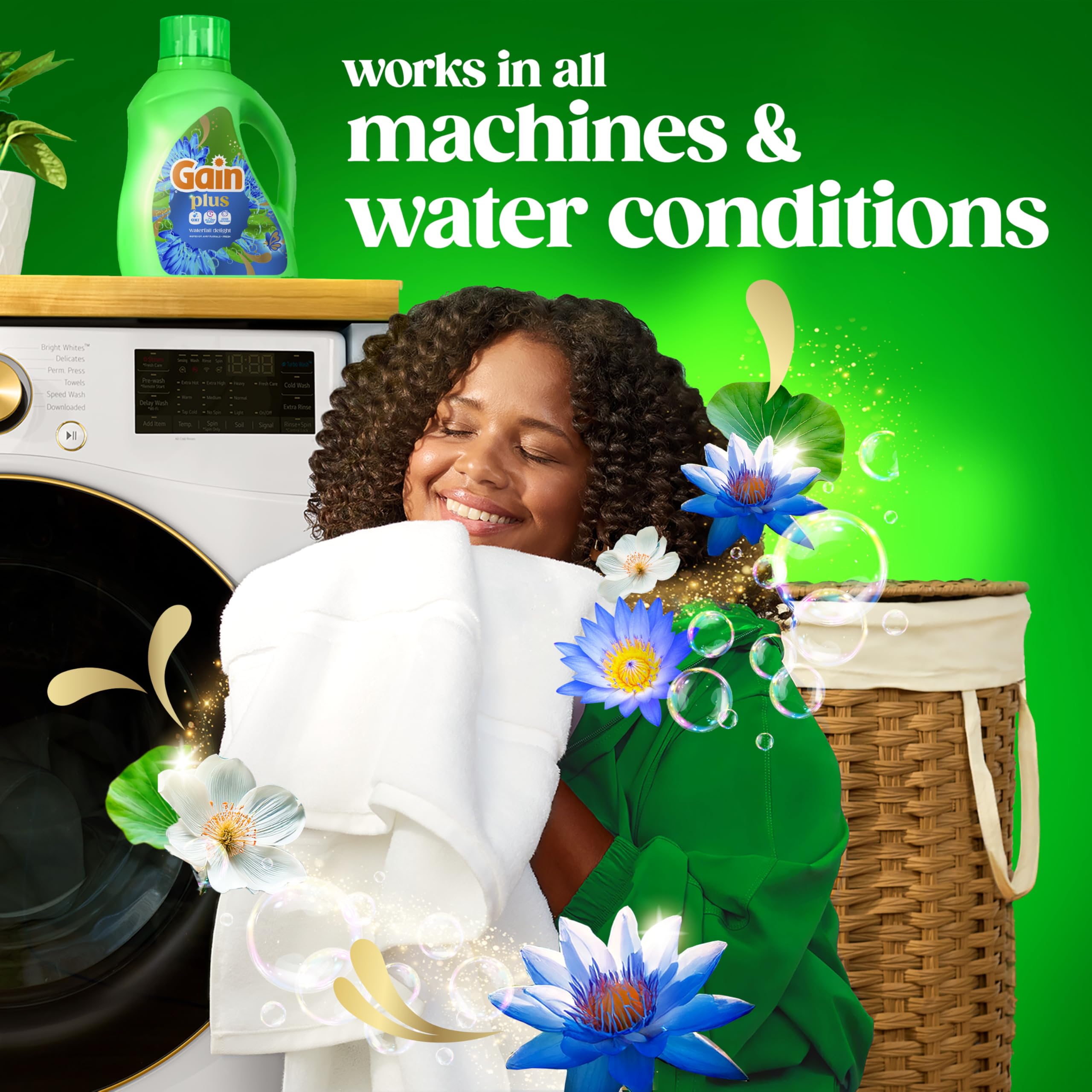 Gain Plus Liquid Detergent with Oxi | All-Day Fresh

