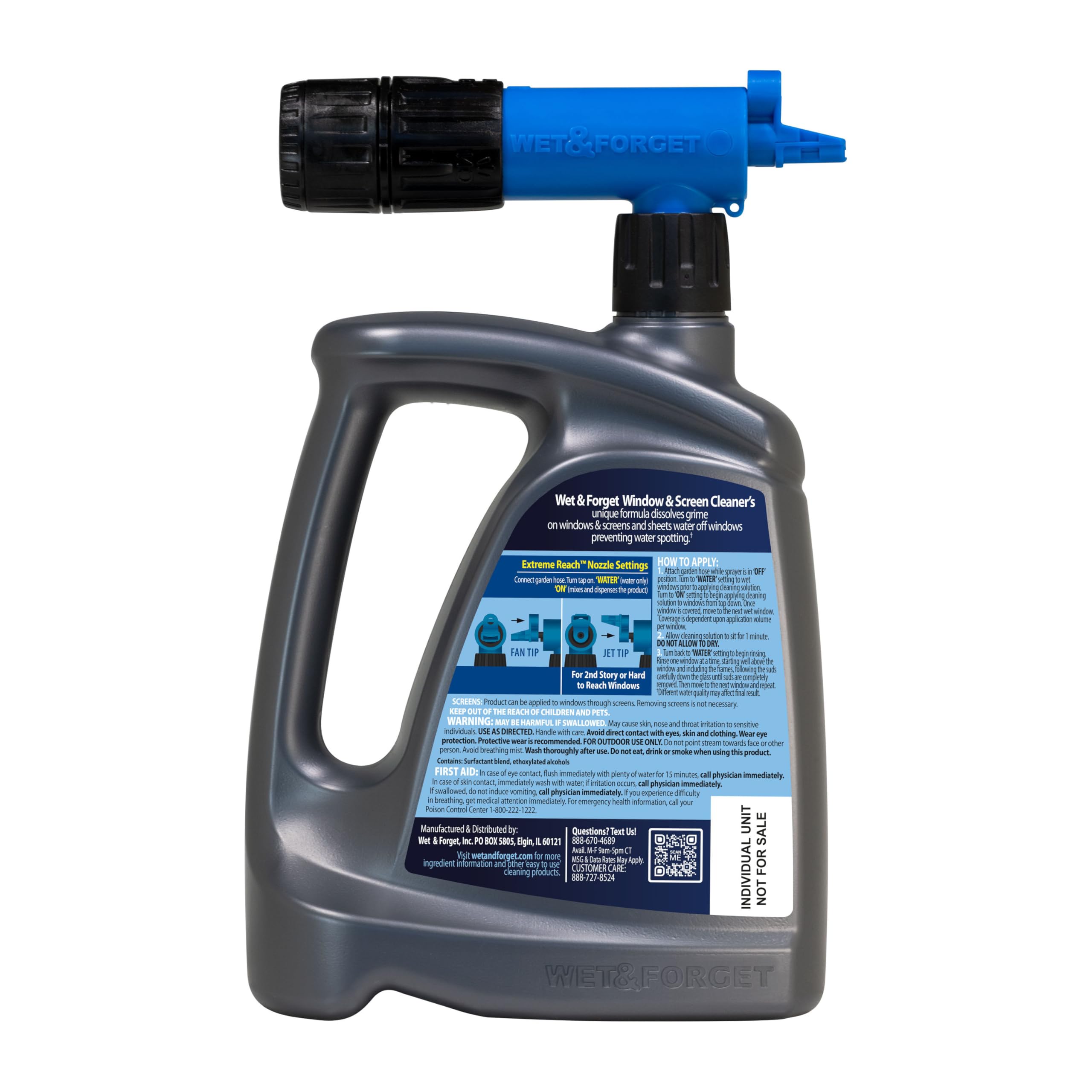 Wet & Forget Outdoor Window & Screen Cleaner Hose Attachment

