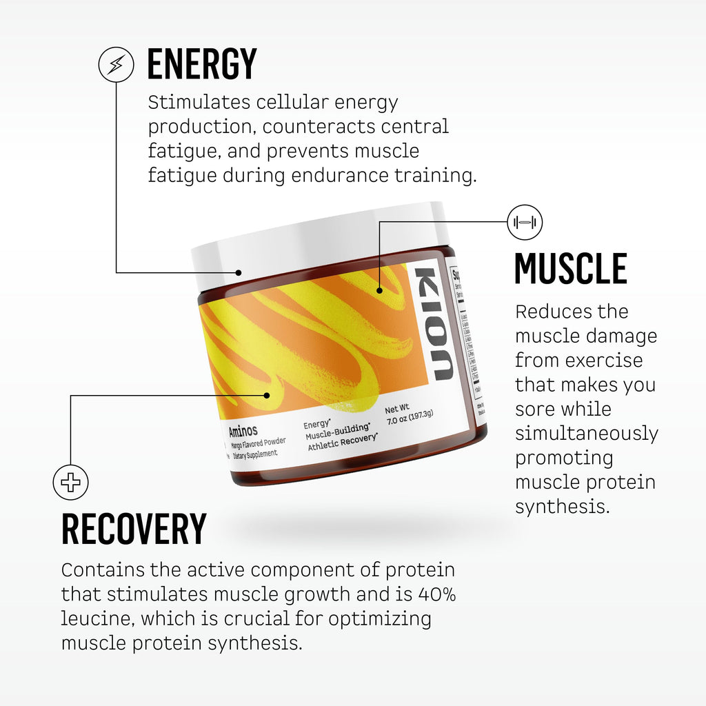 Kion Aminos Essential Amino Acids Powder - No Caffeine


