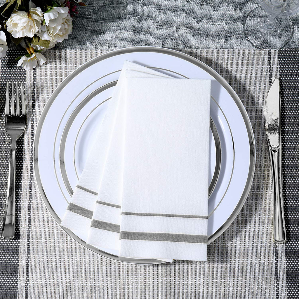 Napkins by FOCUSLINE: Linen Feel Disposable Cloth-Like

