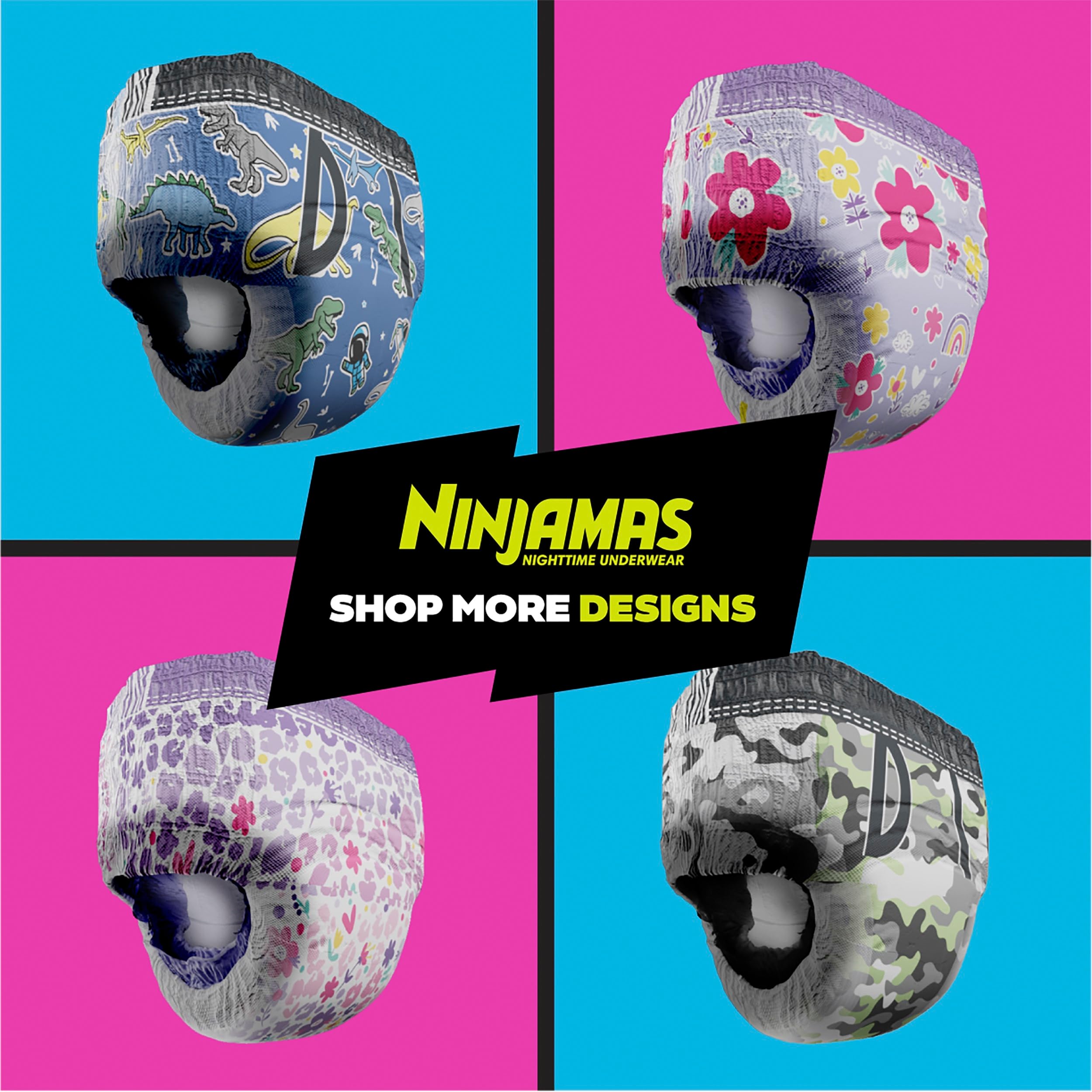 Ninjamas Nighttime Underwear for Kids | Leak Protection

