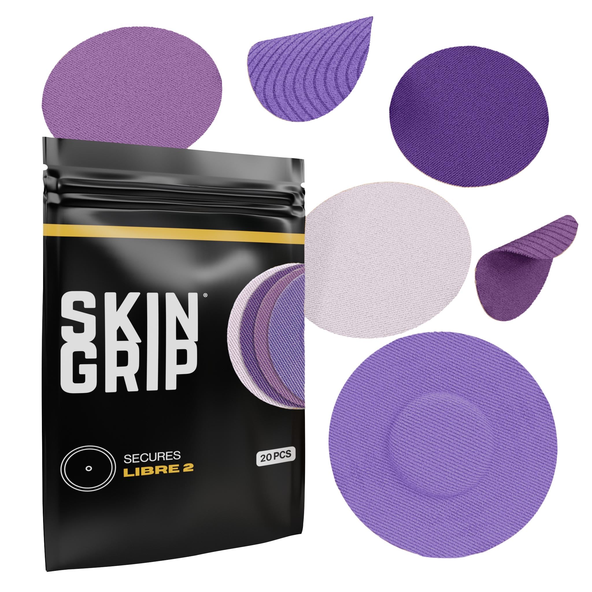 Skin Grip CGM Patch for Sensor Covers