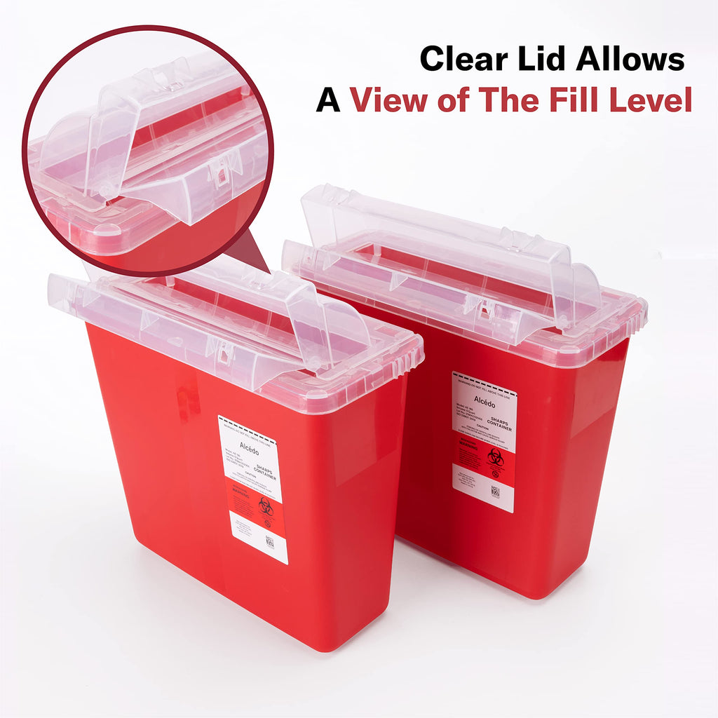 Alcedo Sharps Container for Home & Professional Use

