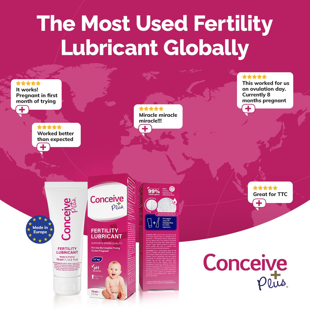Conceive Plus Fertility Lubricant | Sperm-Friendly, Water-Based

