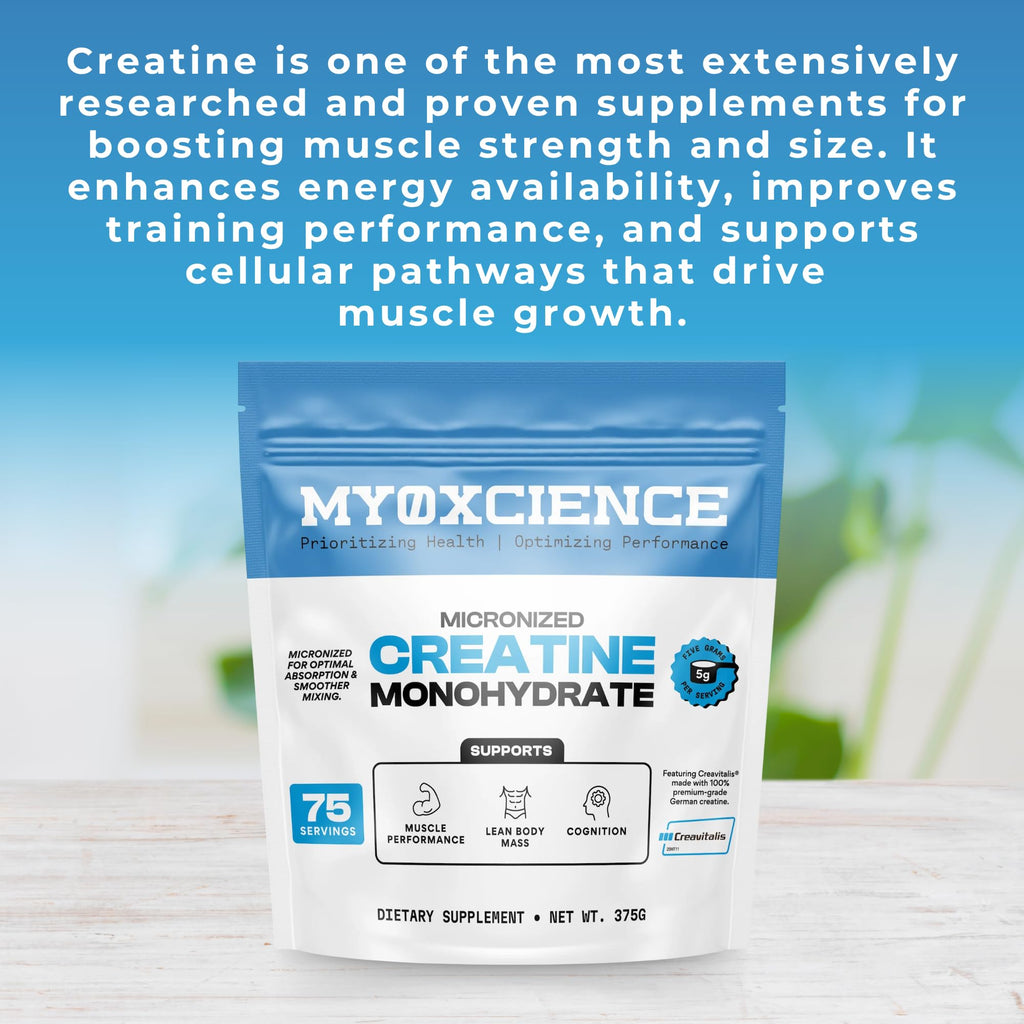 MYOXCIENCE Micronized Creavitalis Creatine Monohydrate

