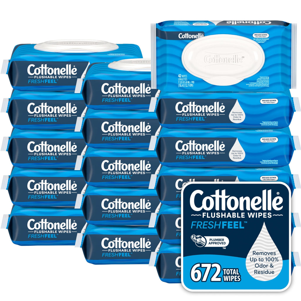Cottonelle Fresh Feel Flushable Wet Wipes

