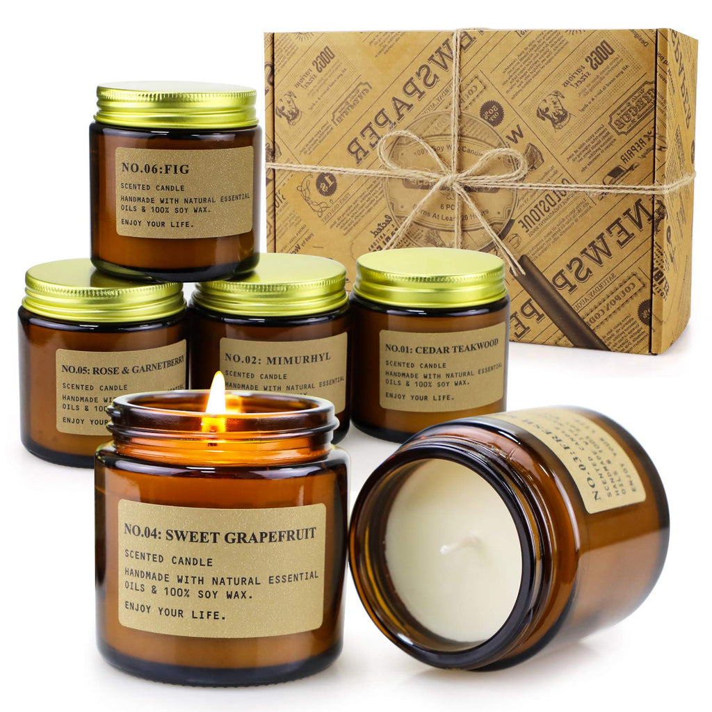MIMURHYL Soy Wax Candle Gift Set
