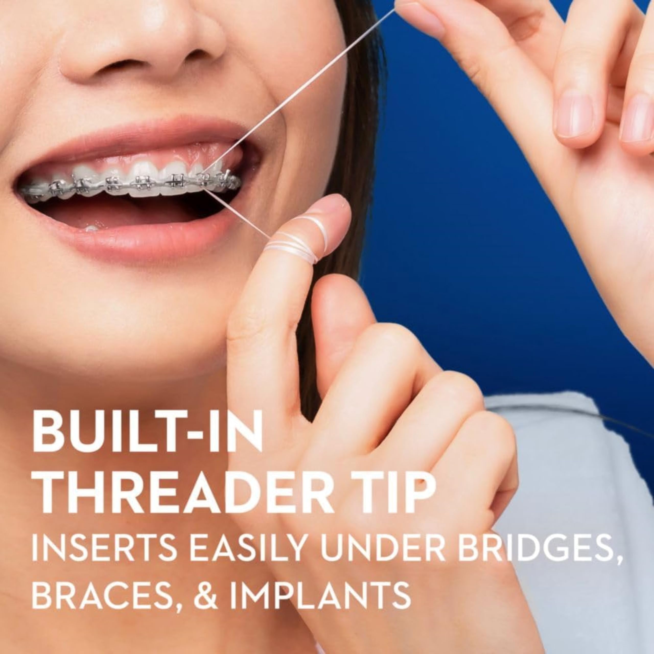 Oral-B Threader Floss for Braces and Implants

