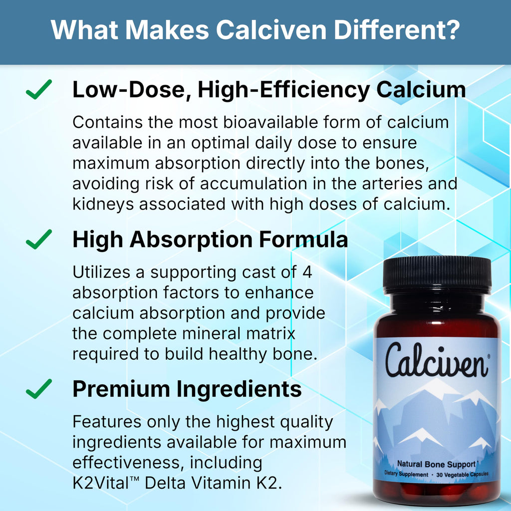 Calciven Natural Bone Support Supplement|Non-GMO Gluten-Free

