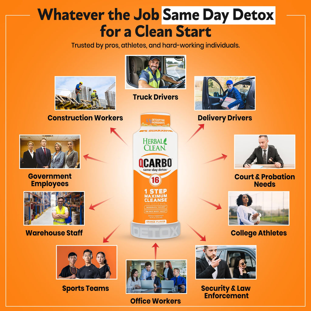 Herbal Clean Qcarbo16 Detox Drink - Full Body Cleanse

