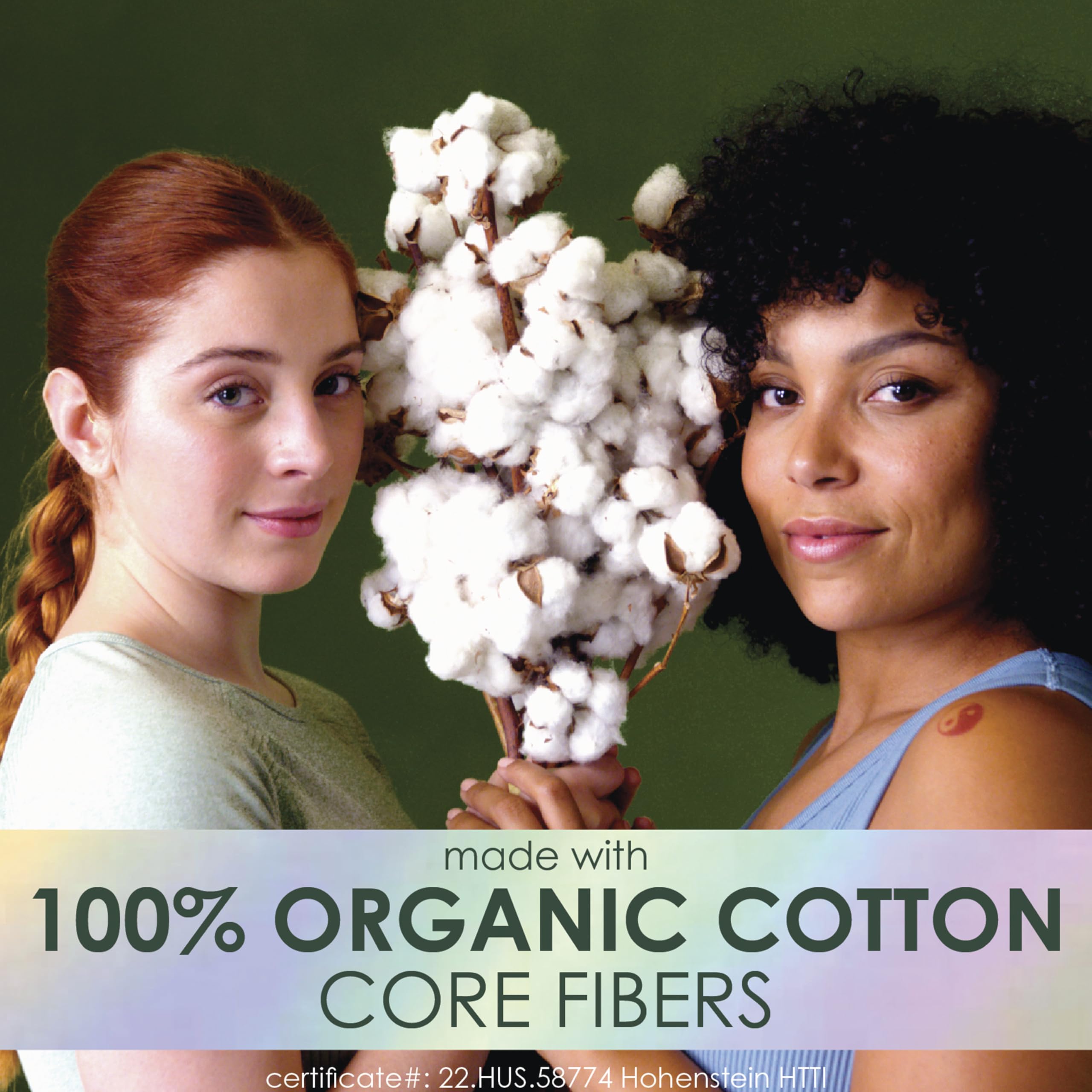 L. Tampons with Organic Cotton Core – BPA-Free Applicator

