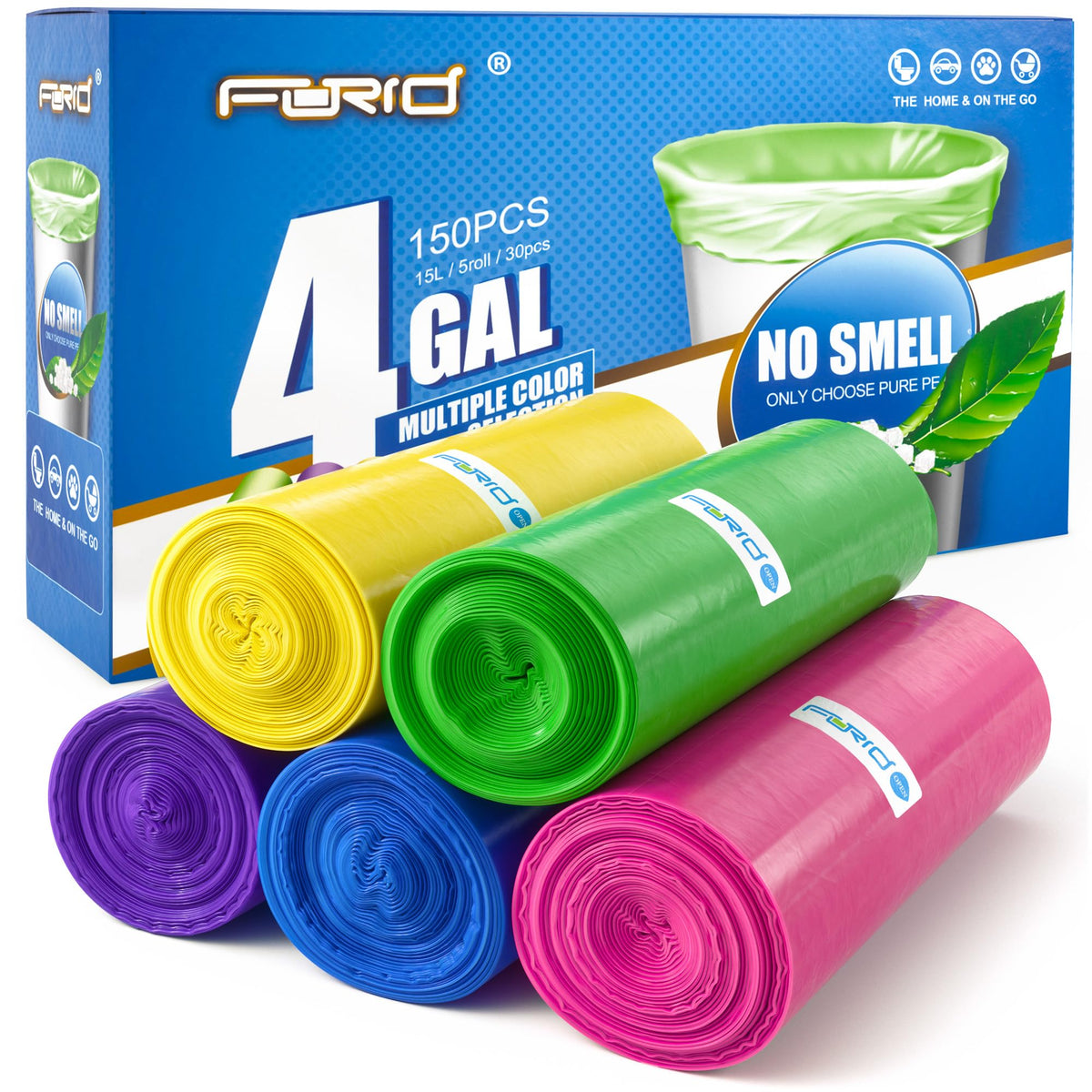 FORID Trash Bags for Home Office Kitchen