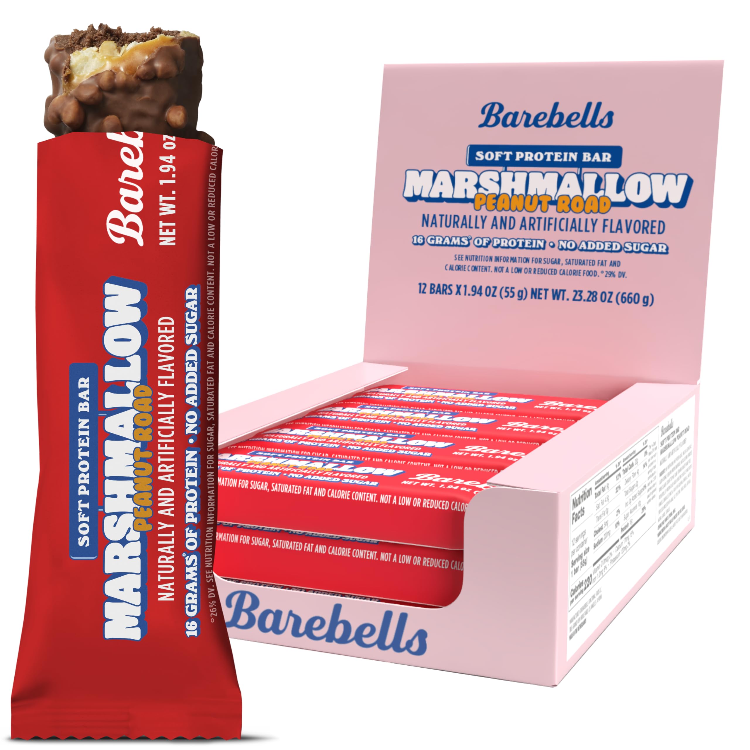 Barebells Protein Bar - 20g Protein, No Added Sugar - High Protein Snack