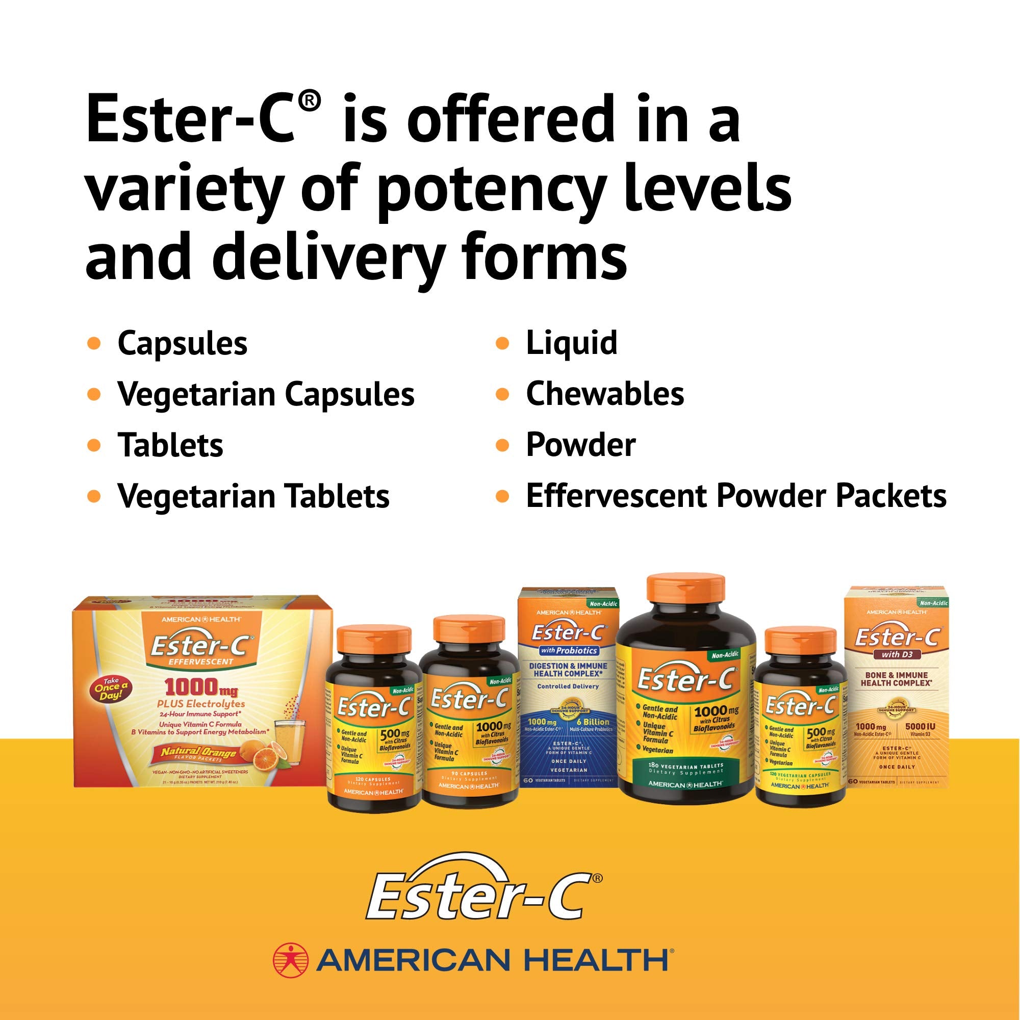 Ester-C Vitamin C Citrus Bioflavonoids - American Health

