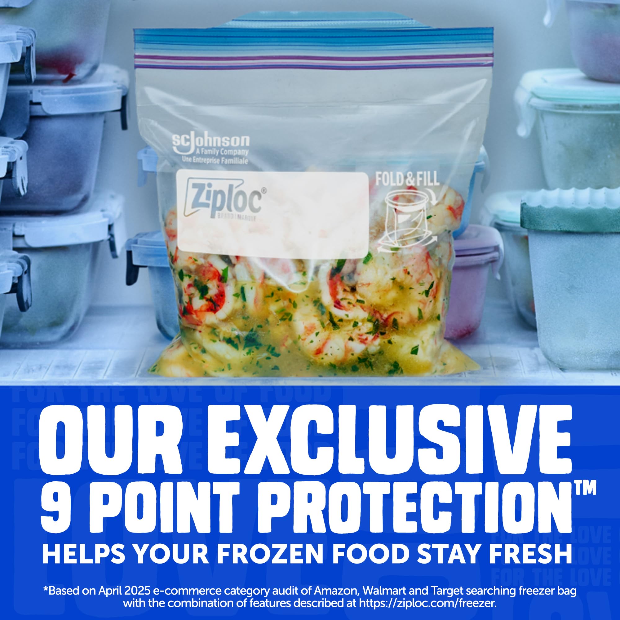 Ziploc Freezer Bags Gallon – 9 Point Protection

