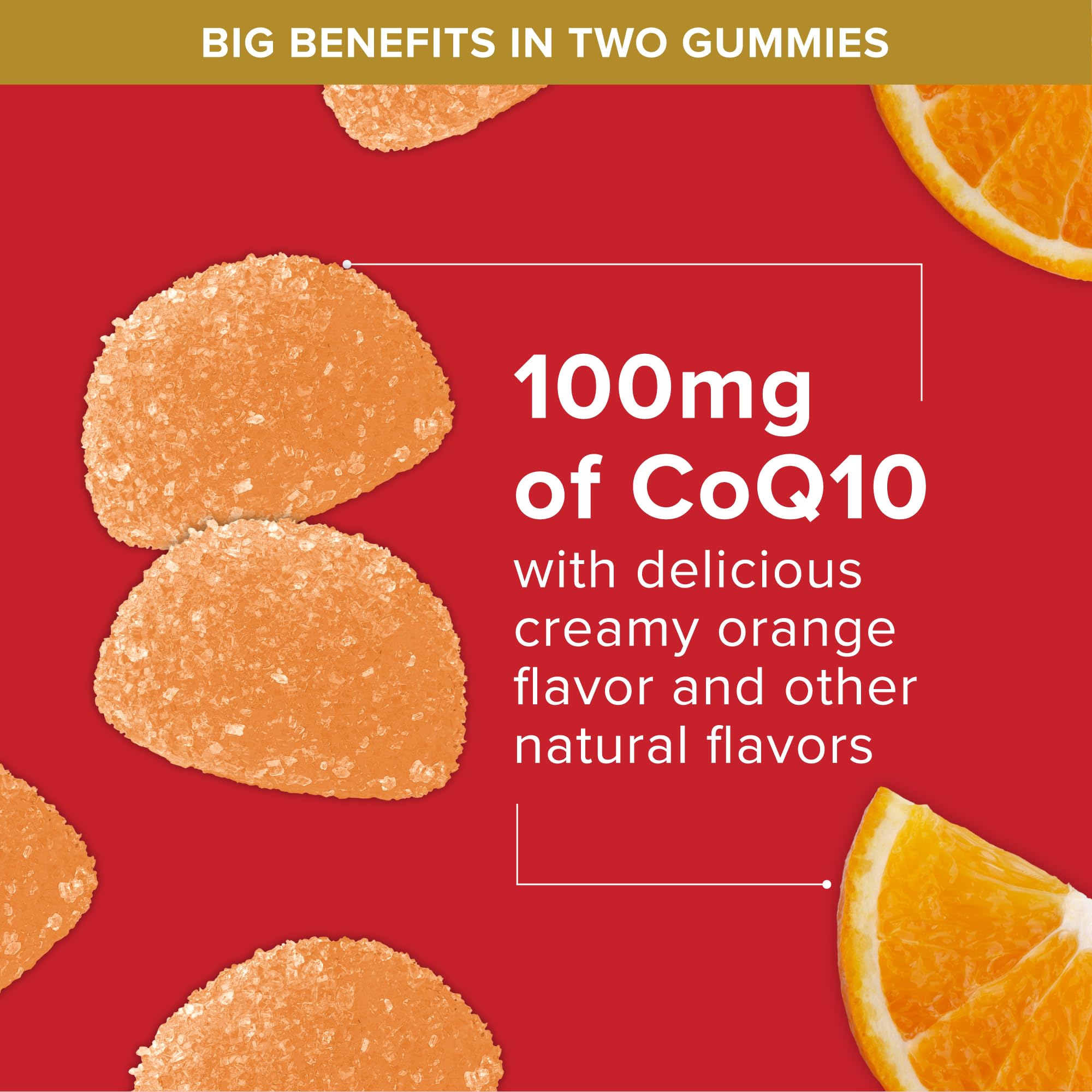 Qunol CoQ10 Gummies 100mg Ultra High Absorption


