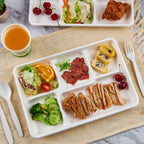 ECOLipak 5-Compartment Compostable Plates

