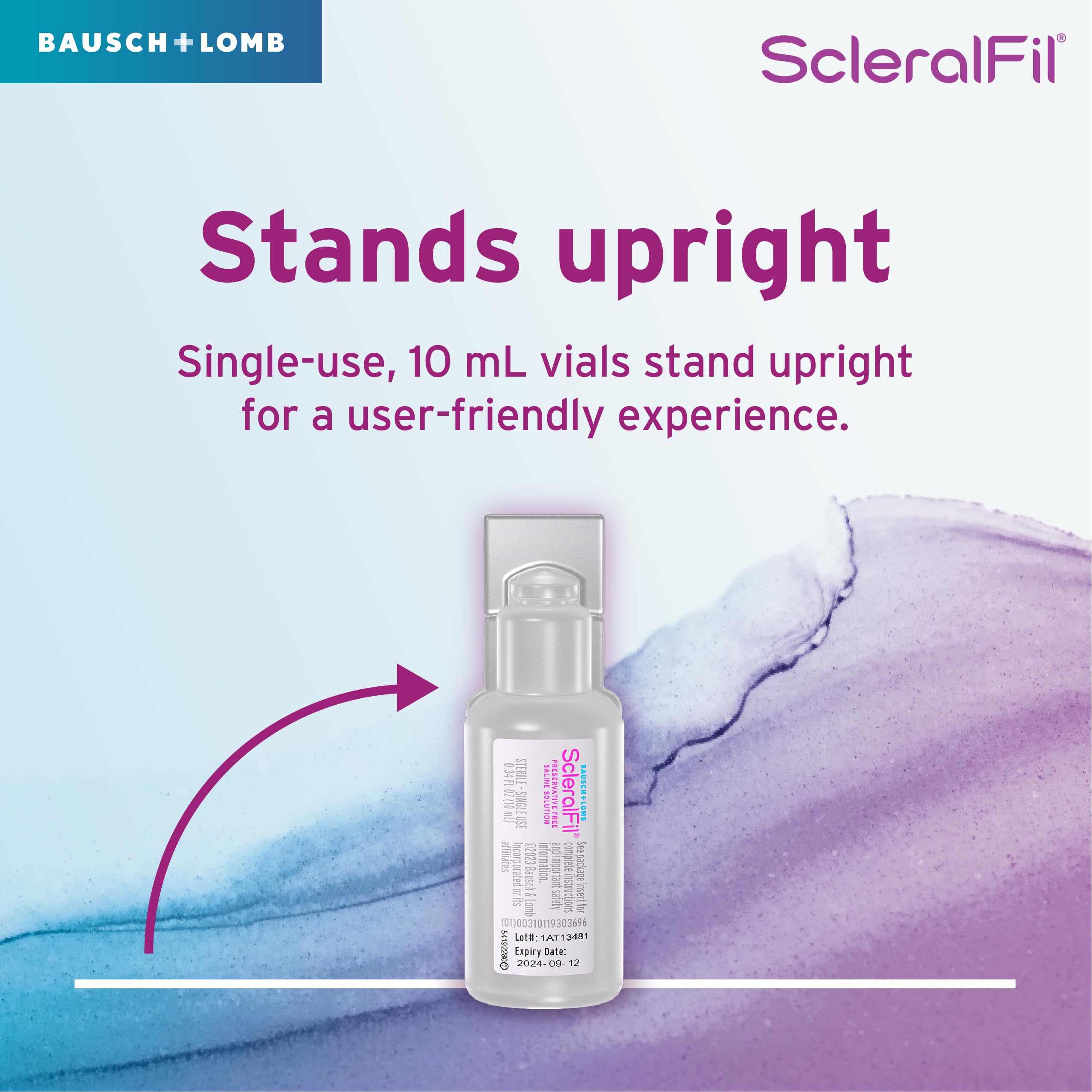 Bausch + Lomb ScleralFil Saline Solution Preservative Free

