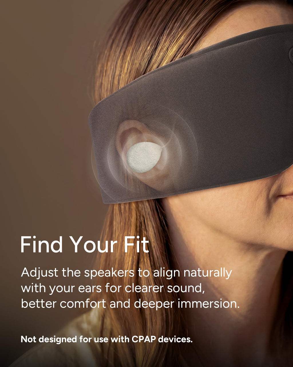 Sleenova Sleep Eye Mask with Bluetooth Headphones | Sleep Audio

