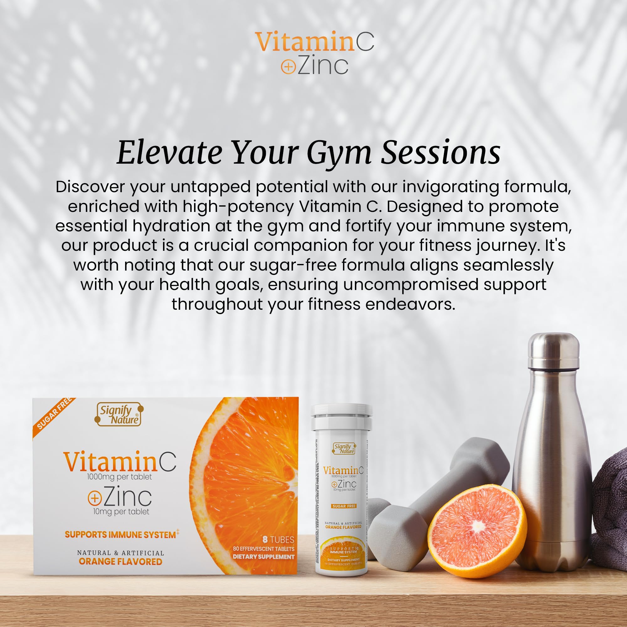 Signify Nature Vitamin C 1000mg Effervescent with Zinc

