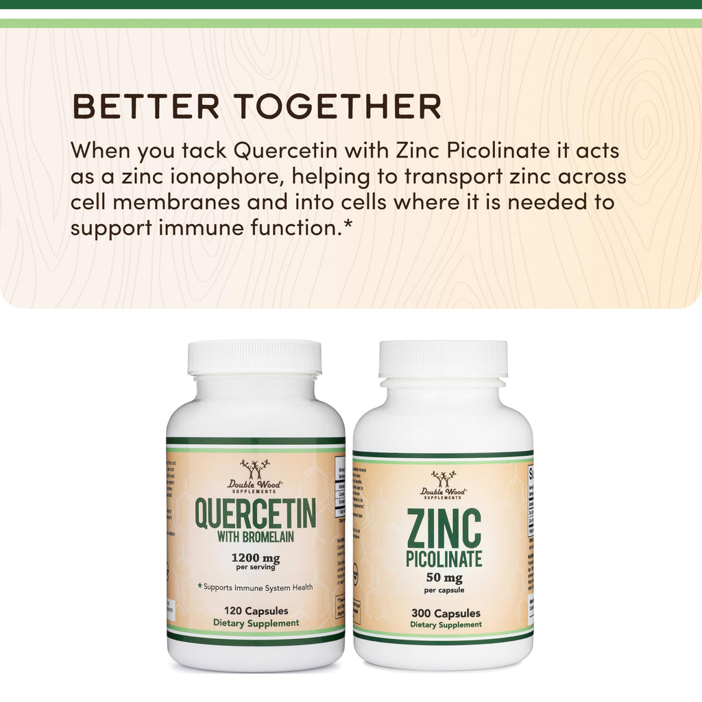 Quercetin with Bromelain by Double Wood | Immune Support

