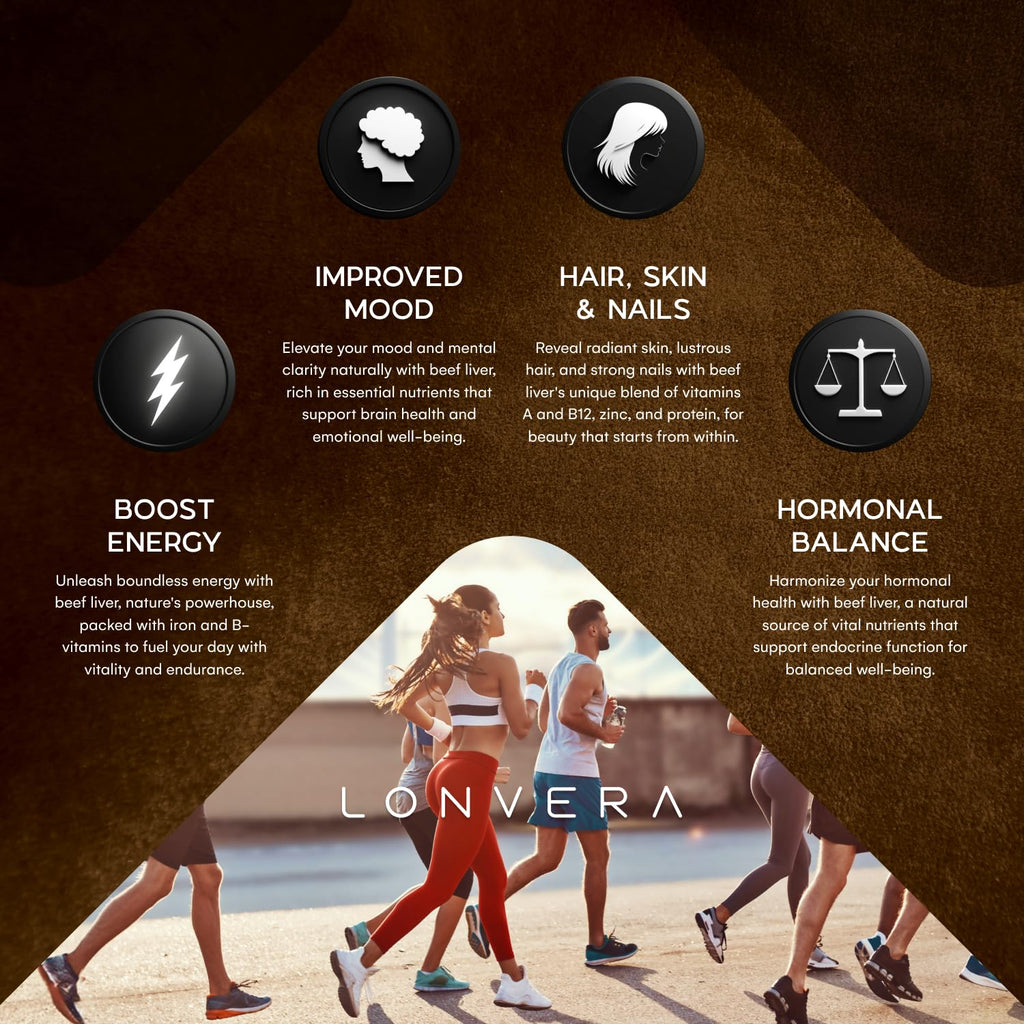 Lonvera Beef Liver Capsules - Energy Support


