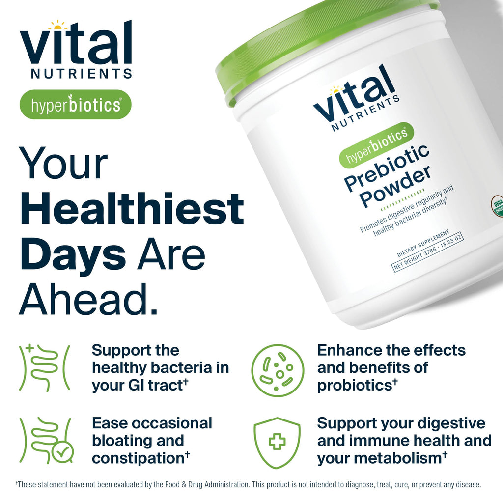Prebiotic Fiber Powder | Hyperbiotics Vital Nutrients

