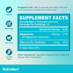 Magnesium Glycinate with Zinc by BioEmblem - High Absorption

