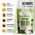 MerryVita Oil of Oregano with Black Seed Oil Immune Support

