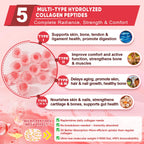 Collagen Peptide Gummies Multi-Collagen Sugar-Free for Skin

