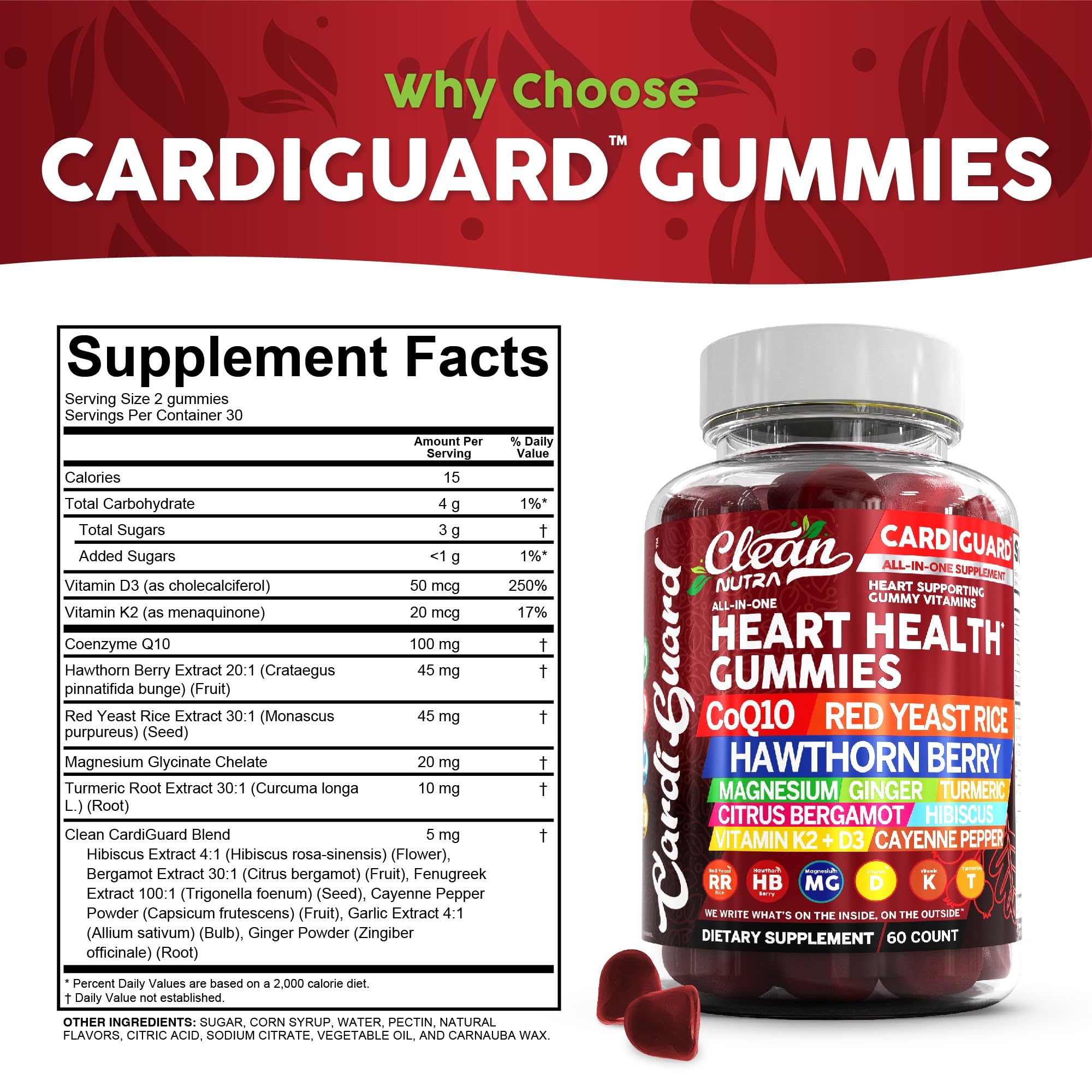 Clean Nutraceuticals CoQ10 Gummies – Dietary Supplement

