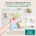 FEBU Bamboo Bandages PFAS Free Latex Free Biodegradable

