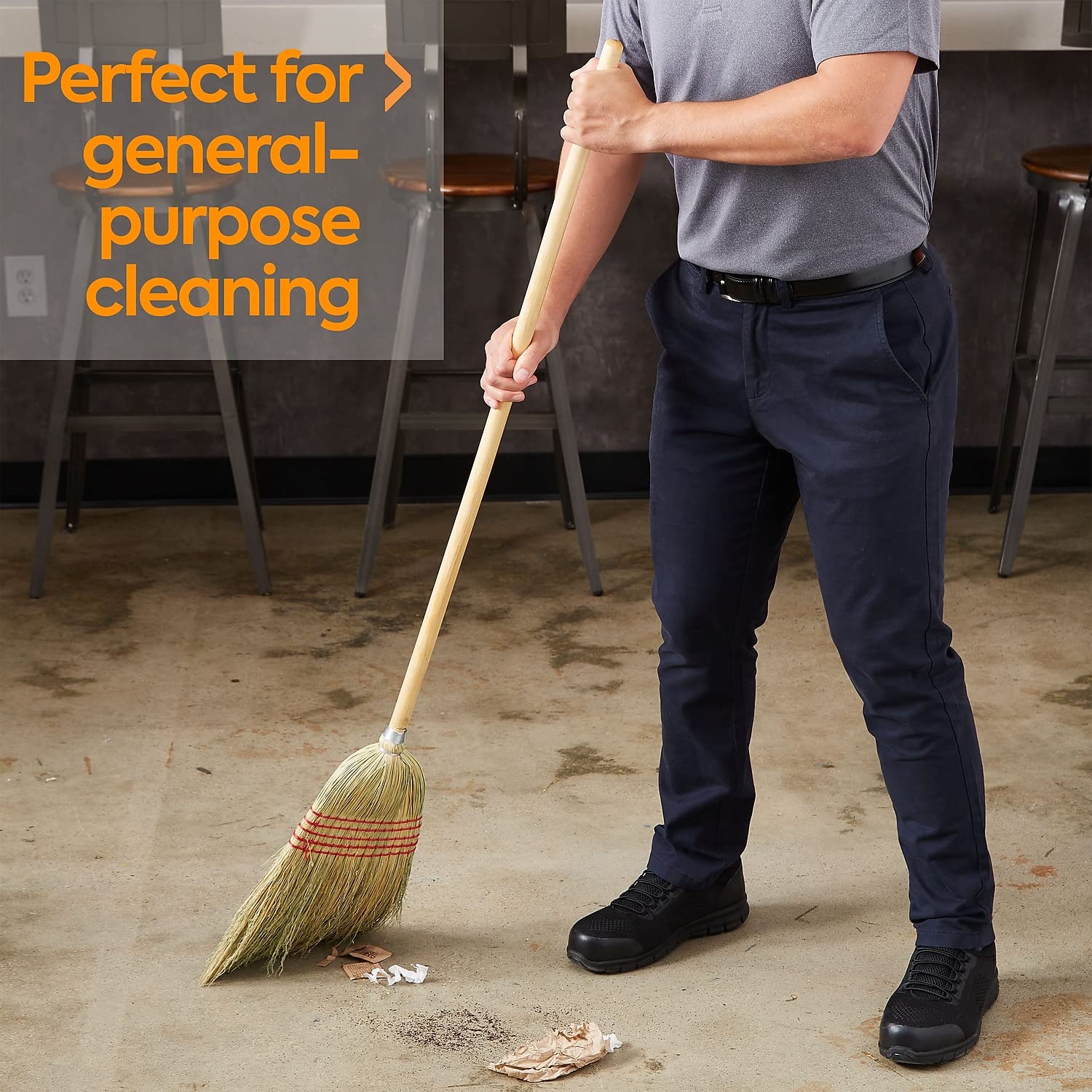Coastwide Professional Broom | Durable Floor Cleaning

