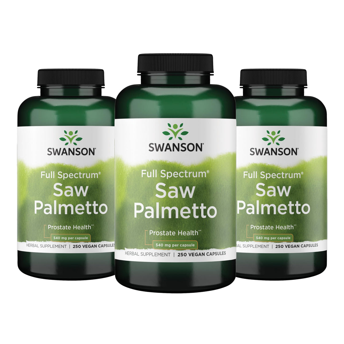 Swanson Saw Palmetto Full Spectrum Herbal Supplement for Prostate Support