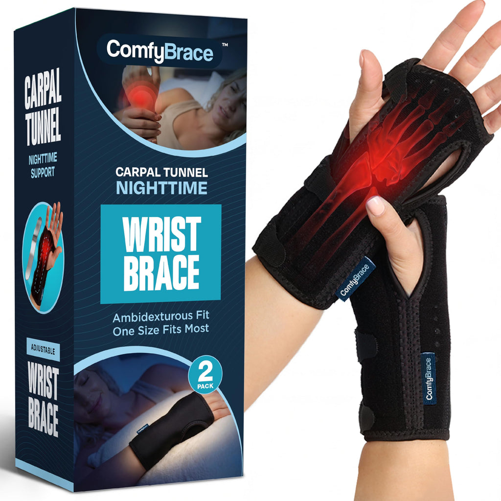ComfyBrace Nighttime Wrist Brace for Carpal Tunnel


