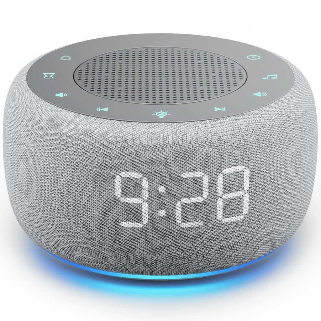 Buffbee Alarm Clock with Sound Machine - Gentle Wake

