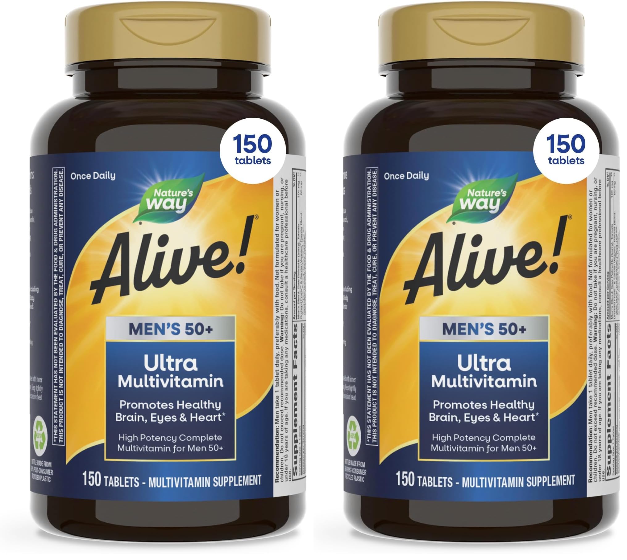 Nature's Way Alive! Ultra Potency Multivitamin for Men 50+