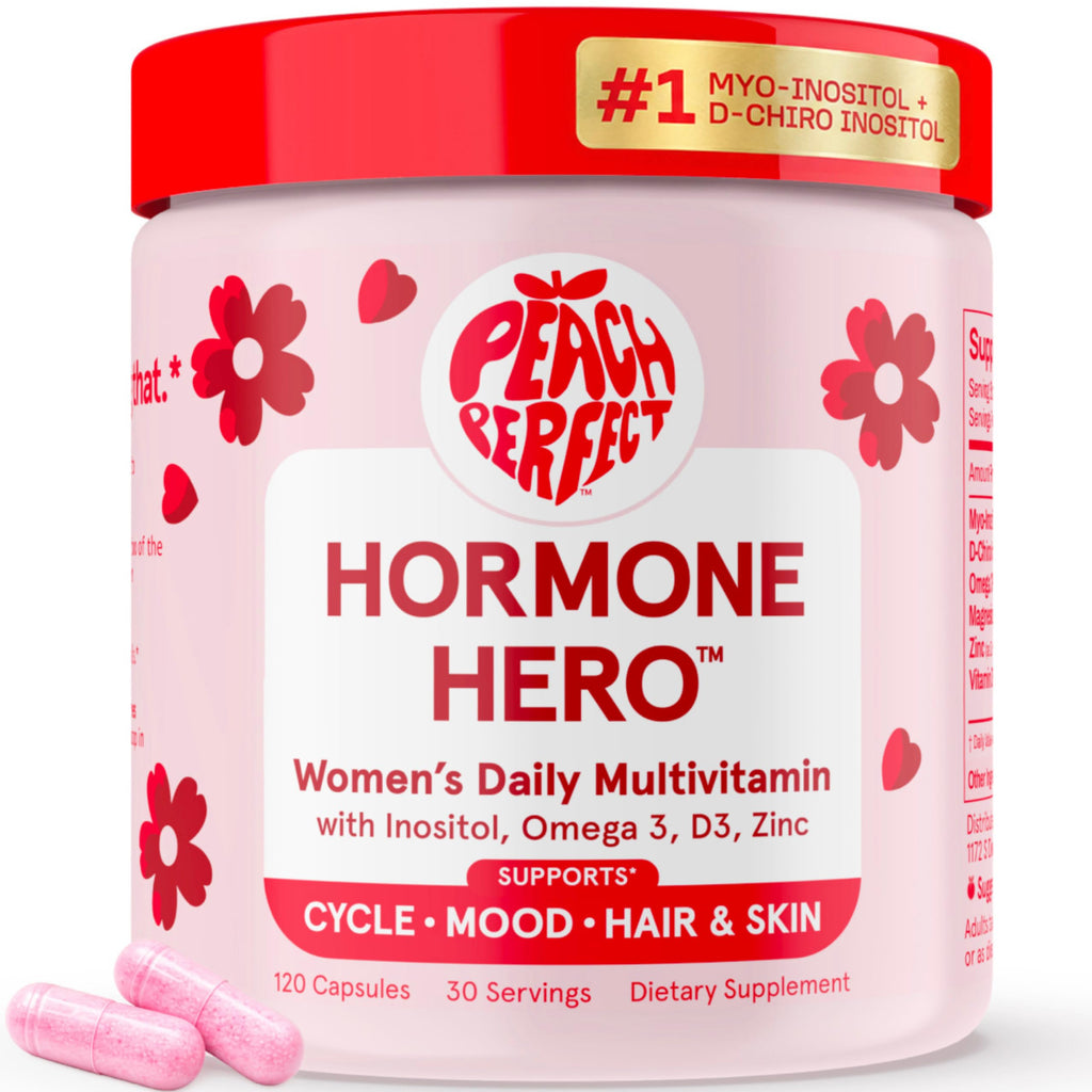 Peach Perfect Inositol Multivitamin for Women – 40:1 Blend

