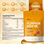 VivoNu Pumpkin Seed Oil with Saw Palmetto - Cold Pressed

