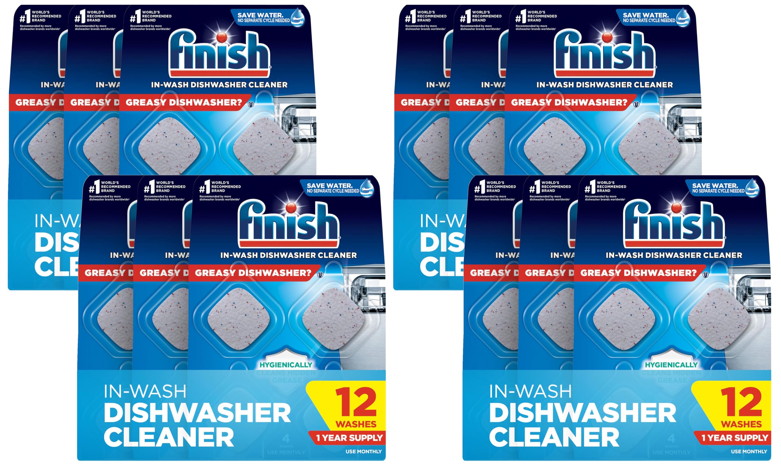 Finish Dishwasher Cleaner for Deep Clean and Odor Control