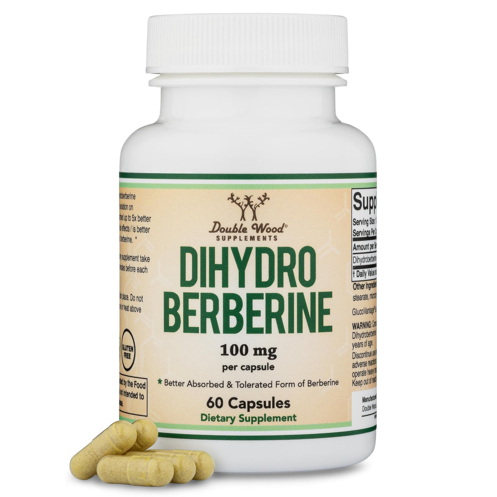 Dihydroberberine Supplement by Double Wood | Absorbs Better

