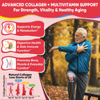 Collagen Peptide Gummies Multi-Collagen Sugar-Free for Skin

