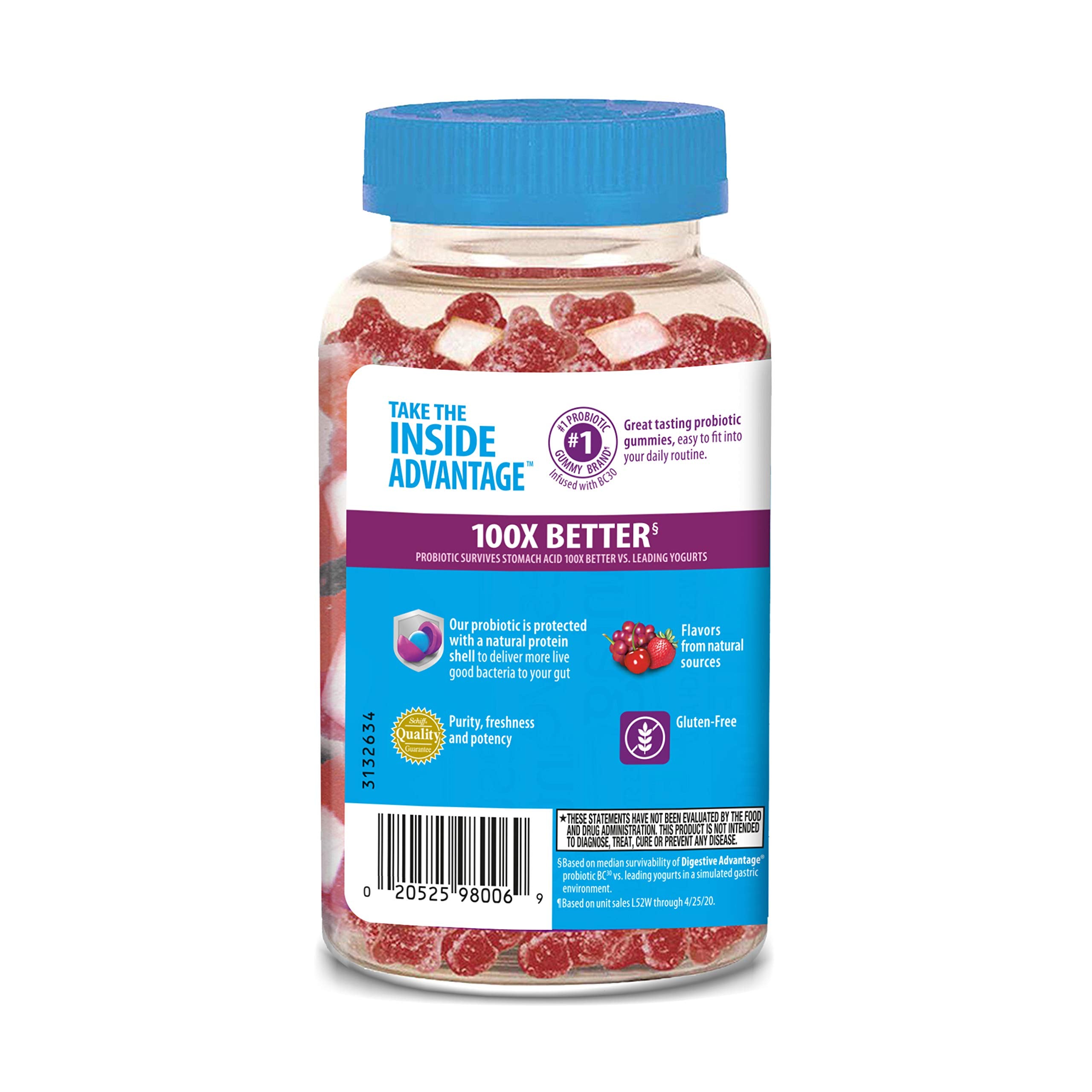 Digestive Advantage Probiotic Gummies for Digestive Health


