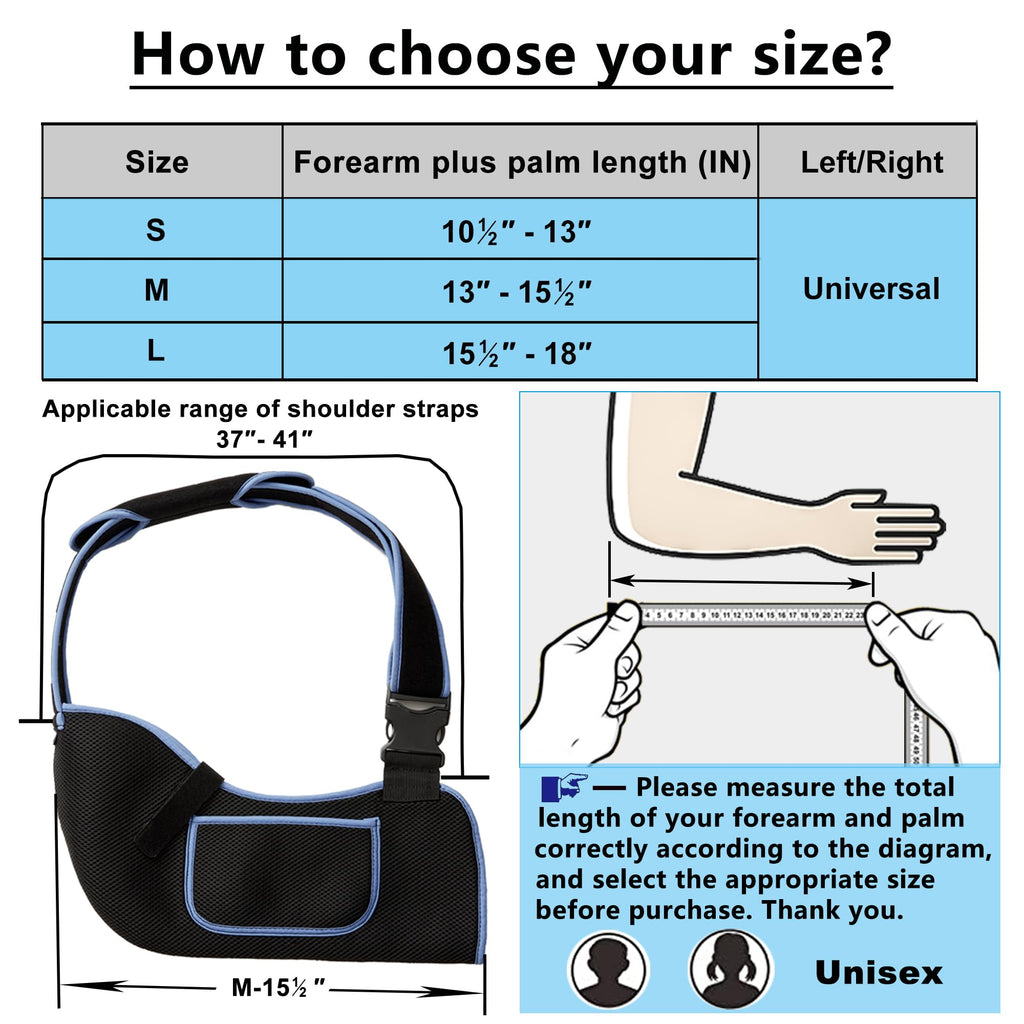 VISKONDA Arm Sling - Shoulder Immobilizer for Rotator Cuff


