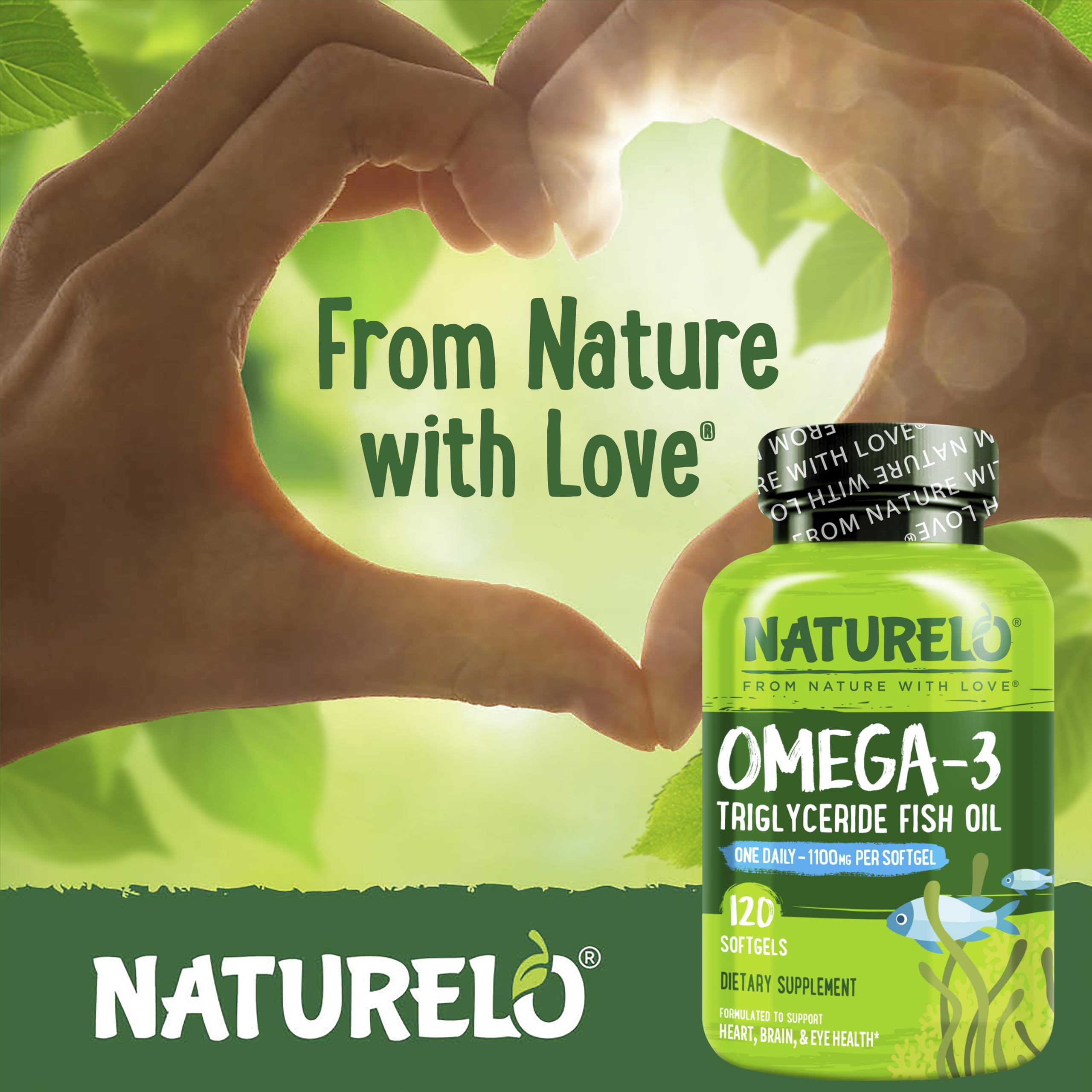 Naturelo Burpless Omega-3 Fish Oil EPA & DHA

