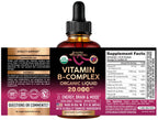Vitamin B-Complex Liquid Drops | USDA Organic


